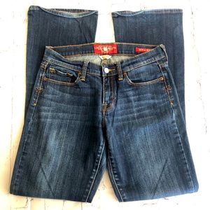 Lucky Brand Women's Sofia Boot Cut Jeans Size 4 (27 x 32) Blue Dark Wash Denim